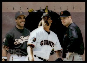 1996  Select Team Nucleus 18 Barry Bonds / Matt Williams / Rod Beck  Giants