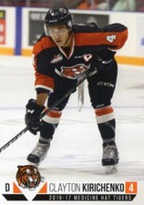 2016/17 Medicine Hat Tigers - CLAYTON KIRICHENKO [Pioneers Vorarlberg] ICEHL
