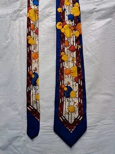RUSH LIMBAUGH No Boundaries Mens 100% Silk Necktie USA Geometric Multi-Color - Picture 1 of 5