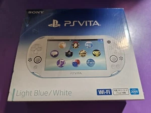 Nuova console Sony PS Vita 2000 PCH-2000 blu chiaro bianco JP Ver. Venditore statunitense - Foto 1 di 1