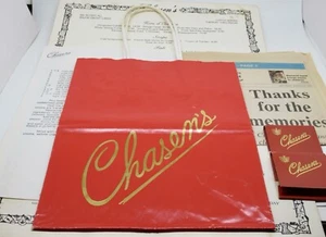 Chasen's Restaurant Menu - Bag - Matchbooks Article - Recipe Los Angeles, CA LOT - Picture 1 of 24