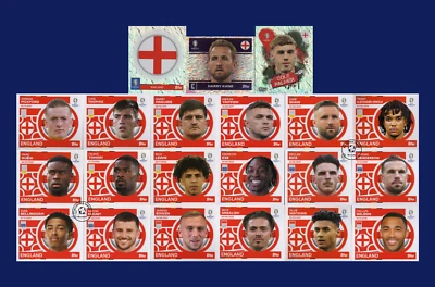 England National Team Topps UEFA Euro 2024 Stickers - Image 1 of 2