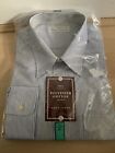 St Michaels Vintage Mens Shirt Polyester Cotton Uk 17.5” Marks And Spencer