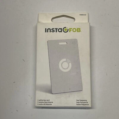 Hillman InstaFob Key Card Low Frequency Fob Card RFID White 125KHz Model 9985112 - Image 1 of 4