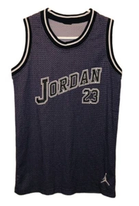 Camiseta deportiva de baloncesto Jordan 23 Jumpman de malla para niños talla XL 13-15 años púrpura jaspeado - Imagen 1 de 2