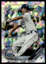 2019 1st Bowman Chrome Sapphire JJ Goss #BDC-61 Tampa Bay Rays