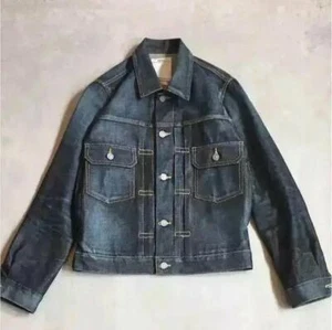 VISVIM Size S 101 DENIM/ G-JACKET Dark Blue Color USED from Japan F/S - Picture 1 of 5