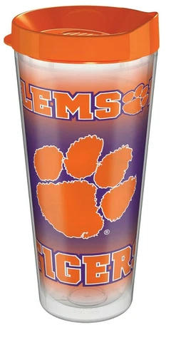 Clemson Tigers Tritan Tumbler - 22 oz - Brand New Cover