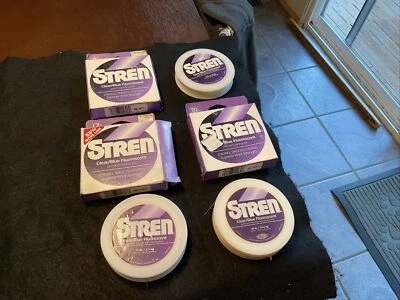Stren  Fishing Line Lot  6 Lb, 17 Lb, 30 Lb Blue Fluorescent - Image 1 of 4