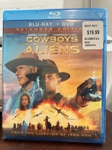 Cowboys Aliens - Blu-ray/DVD, 2011, 2-Disc Set, Extended Edition - Picture 1 of 1