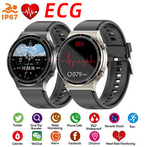 Smartwatch EKG tętno tlen krew monitor zdrowia snu monitor aktywności 1x