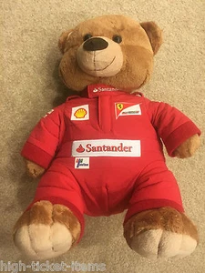 Oso de peluche Ferrari Driver genuino el producto oficial ¡NUEVO PARA COLECCIONISTAS! - Imagen 1 de 3