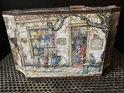 NEW RARE BEAUTIFUL VTG ANTON PIECK D.A.C.N.Y. WOOD HAND-MADE BAG 1966 VICTORIAN - Image 1 of 4