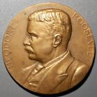 THEODORE ROOSEVELT US MINT 1905 1st/2nd INAUGURAL BRONZE MEDAL 76mm 226g  A1776