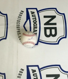 Dwight Doc Gooden METS Signed Baseball With Stats COAJames Spence Authentication - Picture 1 of 6