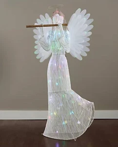 Mr. Christmas Outdoor Animated Outdoor Fiber Optic Angel with moving wings NEW - Picture 1 of 4