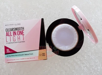 Maybelline Clear Smooth SHINE-FREE Face Powder SPF 18 # 02 Nude - Image 1 of 2