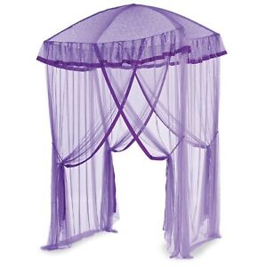 HearthSong Sparkling Lights Light-Up Bed Canopy for Twin, Full, or Queen Beds,
