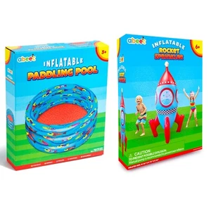 Piscina infantil y aspersor de agua - Diversión en el jardín | Actividades acuáticas al aire libre - Imagen 1 de 6