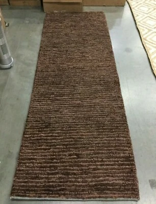 BROWN / BROWN 2'-6" X 8' Loose Threads Rug, Reduced Price 1172630720 ORG213A-28 - Image 1 of 4