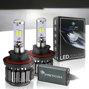 Syneticusa 9008 H13 CSP LED Headlight Bulb Kit High Low Beam Light 6000K White - Picture 1 of 9