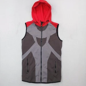 Super X Odinson Hoodie Herren Large grau rot Kapuze Thor Weste Jacke Training Workout - Bild 1 von 12
