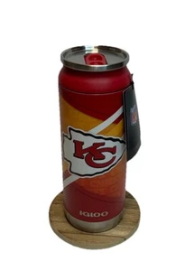 Kansas City Chiefs 16 oz Tumbler Stainless Steel Igloo Can NWT - Picture 1 of 8