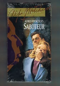 Saboteur from the Alfred Hitchcock's Collection VHS Factory Sealed - Picture 1 of 2