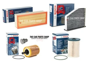 FÜR VW GOLF MK5 GT TDI KOMPLETTES BOSCH SERVICE FILTER SET LUFT ÖL KRAFTSTOFF INNENRAUMSTECKER - Bild 1 von 1