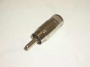 SWITCHCRAFT 3502 2 CONDUCTOR SHIELDED RCA PHONO INLINE PLUG AUDIO CONNECTOR  - Picture 1 of 3