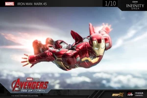ZD Iron Man MK30 Blue Steel 1/10 Iron Patriot MK3 Marvel Action Figure - Picture 1 of 34