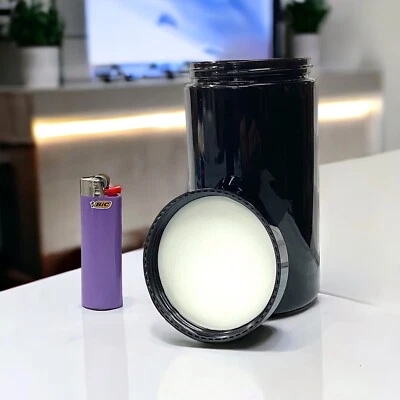 1000ml UV Glass Storage Jar – Airtight Black Glass Container for Herbs, Spices - Image 1 of 3