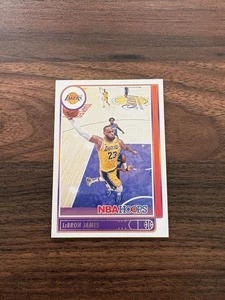 2021-22 Panini NBA Hoops Basketball LeBron James #136 Los Angeles Lakers NM - Picture 1 of 5