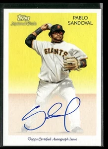 2010 Topps National Chicle PABLO SANDOVAL Auto On-Card Giants RARE SP K30 - Picture 1 of 3