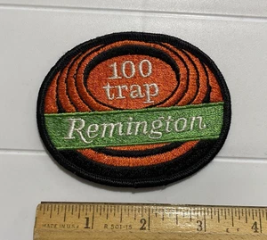 Remington 100 Trap Trapshooting Shotgun Sport Shooting Embroidered Patch Badge - Picture 1 of 3