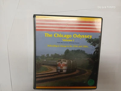 The Chicago Odyssey Volume 1 Railroading 50s & 60s 2 VHS Tape Set in Case Vtg - Image 1 of 4