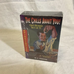 1995 Spinetinglers M.T. Coffin The Chills Await You! Gift-Boxed Set Of 5 Books - Picture 1 of 5