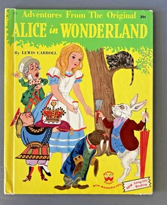 1951 Adventures From Original Alice In Wonderland Lewis Carroll WONDER BOOK VTG - Picture 1 of 15