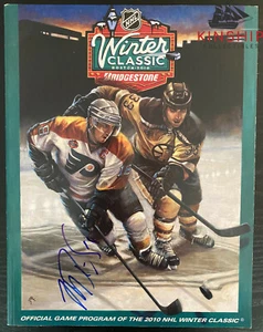 Mike Richards signed 2012 Winter Classic Program JSA COA Flyers Bruins E131 - Picture 1 of 1