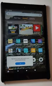 Amazon Fire HD 8 (8th Gen) 32GB Black WiFi Working Well Good Condition #321B - Picture 1 of 4