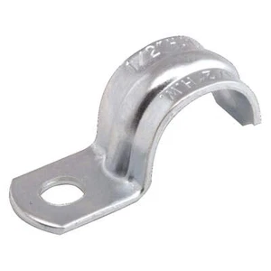 RACO 1334 PK 50 Conduit Clamp,Steel,Overall L 2.65in 206F26 - Picture 1 of 2