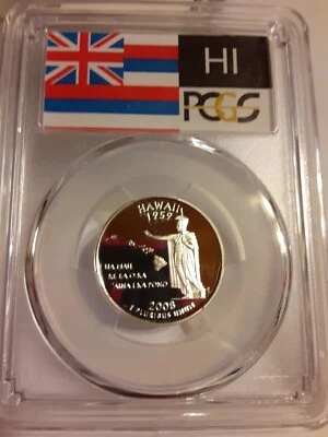 2008 S SILVER HAWAII PROOF PCGS PR70DCAM - Image 1 of 4
