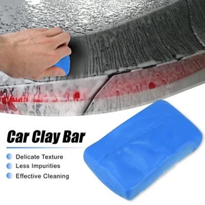 Car Tool Bar Wash Mud Blue 100g Detail Clean Polish Tool for RV Bus Coating - Picture 1 of 7