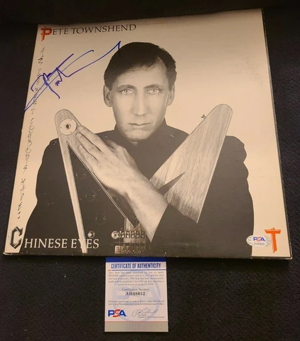 PETE TOWNSHEND SIGNED CHINESE EYES VINYL THE WHO PSA/DNA  AUTHENTICATED #AH48653 Cover