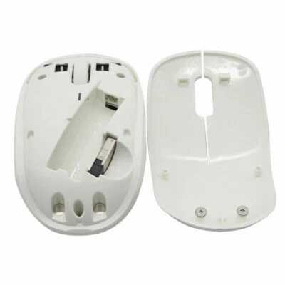 Genuine TOSHIBA MORFFLUOA White Wireless Mouse - With Receiver - Image 1 of 3