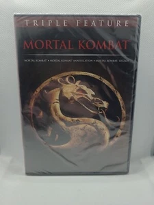 Mortal Kombat+Annihilation+Legacy Triple Feature Sealed DVD Free Shipping - Bild 1 von 6