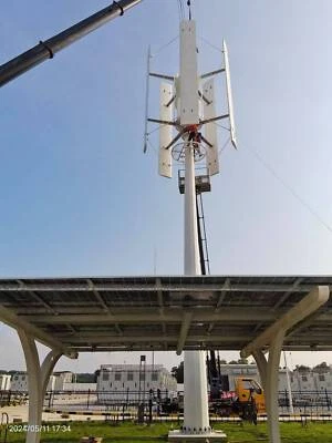 10KW 5Blätter Vertikal Windkraftanlage 220V 380V Windräder Maglev Windgenerator - Bild 1 von 4