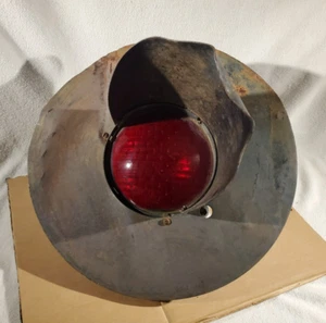 Vintage GRS General Railway Signal Co. Railroad Crossing Red Train Light Antique - Picture 1 of 9