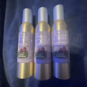Lot Of 3 YANKEE CANDLE LILAC BLOSSOMS CONCENTRATED ROOM SPRAY AIR FRESHENER - Picture 1 of 2