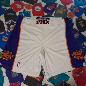 Vtg Adidas Phoenix Suns Pro Cut Team Issued Game Shorts Size 48 Used Worn - Picture 1 of 11